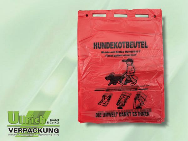 Abfallbeutel HDPE rot