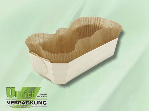 Backform, Einweg- Holz