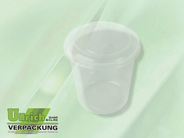 Becher PP rund 1000g transparent