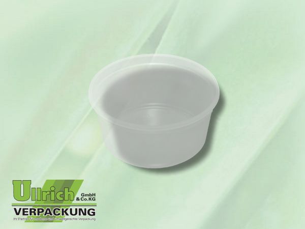 Becher PP rund 200g transparent