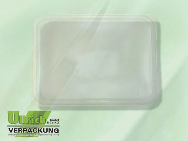 Deckel für Verpackungsbecher eckig