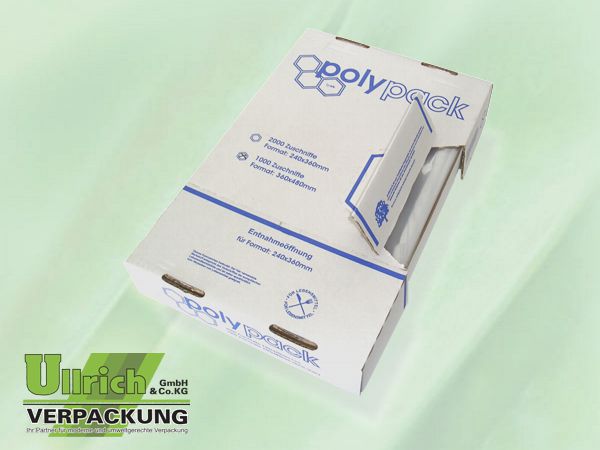 Einschlag, polypack Zuschnitte