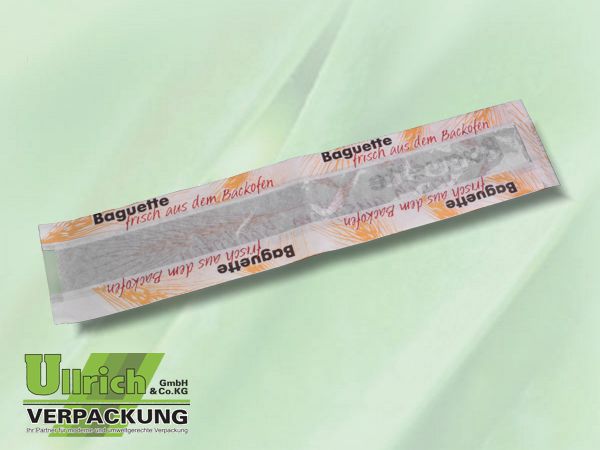 Faltenbtl., Baguettebeutel gebl. Natron