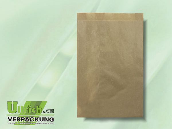 Faltenbtl., Fleischerfaltenbeutel braun Kraft