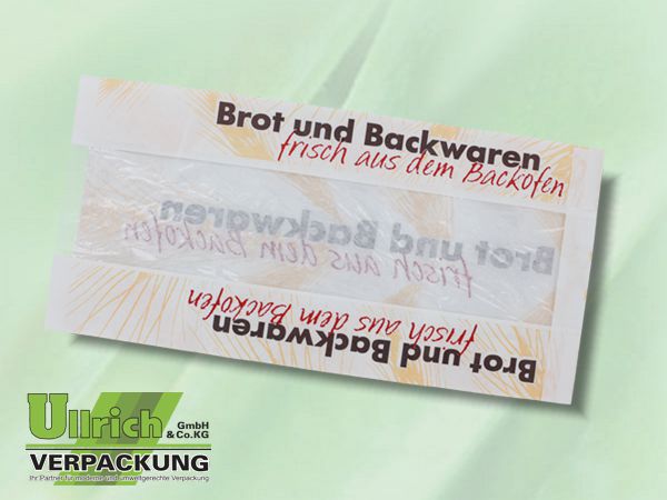 Faltenbtl., Bäcker- weiß Kraft m. Sichtstreifen