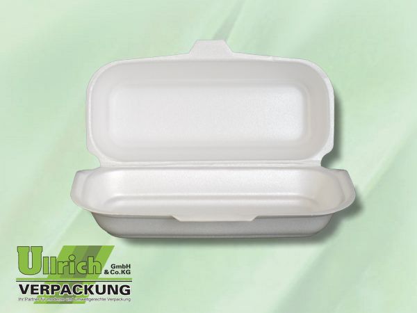 Menüschale+Deckel PSgesch. 1-fach, weiß