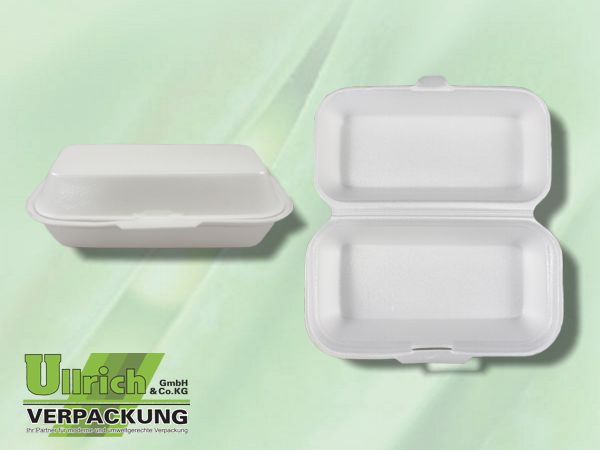 Menüschale+Deckel PSgesch. 1-fach, weiß