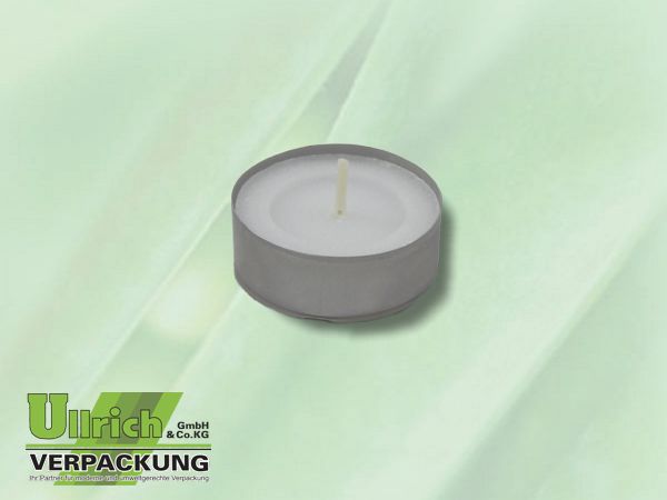 Kerze, Teelicht- weiß
