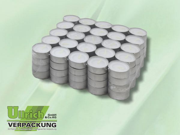 Kerze, Teelicht- weiß
