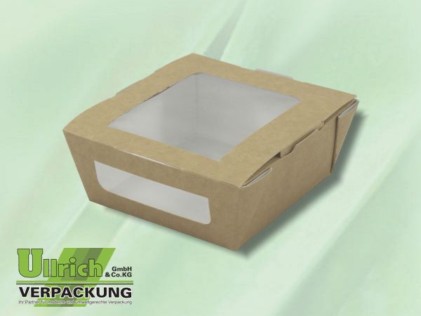 Menüschale Pappe/PLA, Take away Box
