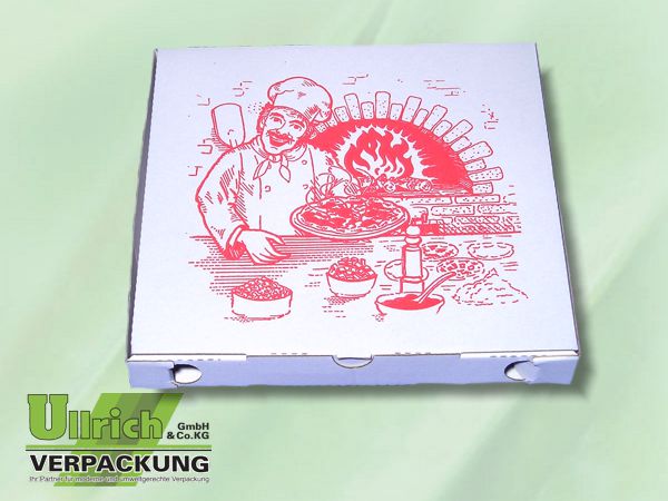 Pizzakarton weiß, Modell ´C´