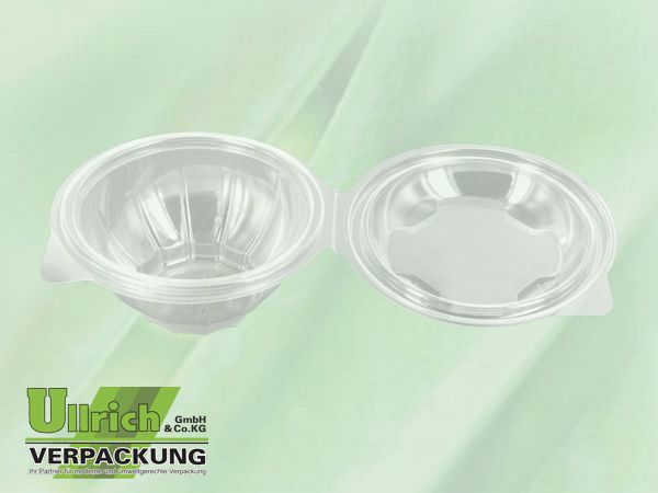 Salatschale (Klappbox) PET transparent