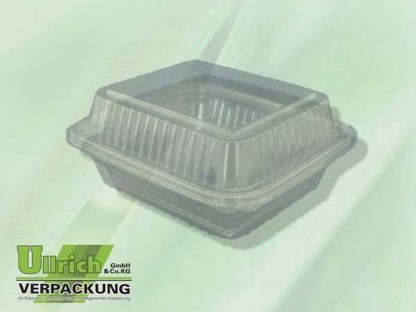 Salatschale (Klappbox) PET transparent