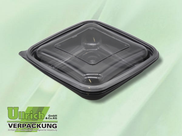 Salatschale PET schwarz