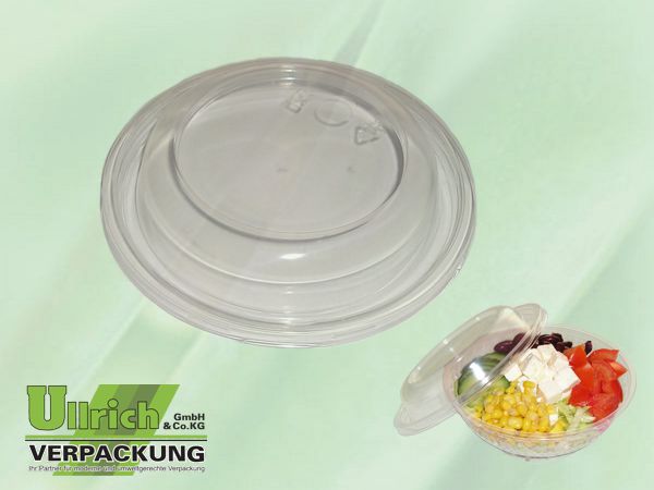 Salatschalendeckel PET transparent