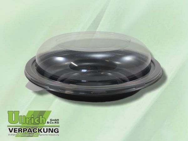 Salatschale PET schwarz