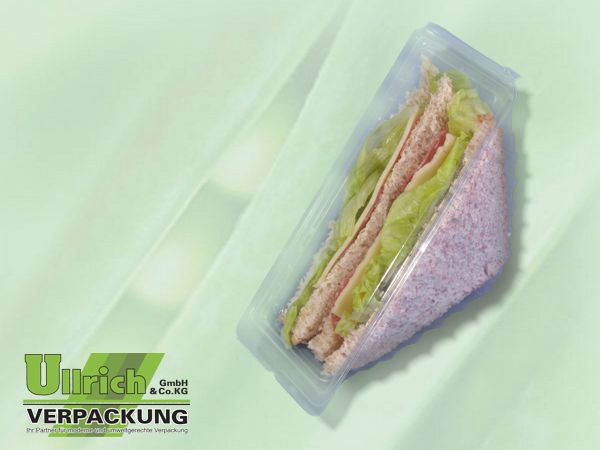 Menüschale rPET 1-fach, transparent