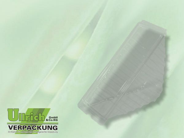 Menüschale rPET 1-fach, transparent
