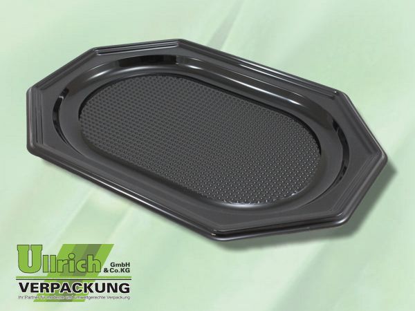 Servierplatte APET schwarz