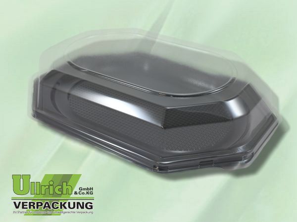 Servierplatte APET schwarz