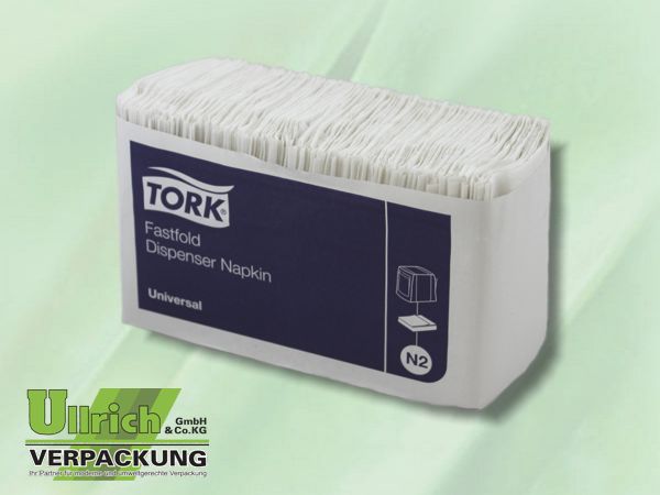 Serviette, Spender- Zelltuch 1lg -weiß- Tork