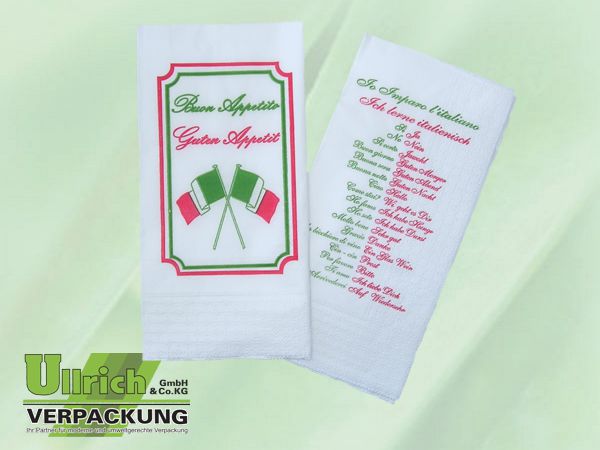Serviette Zelltuch 2-lg