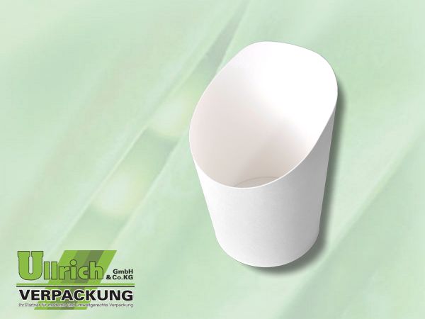 Menüschale Pappe, 1-fach, Wrap-Schale