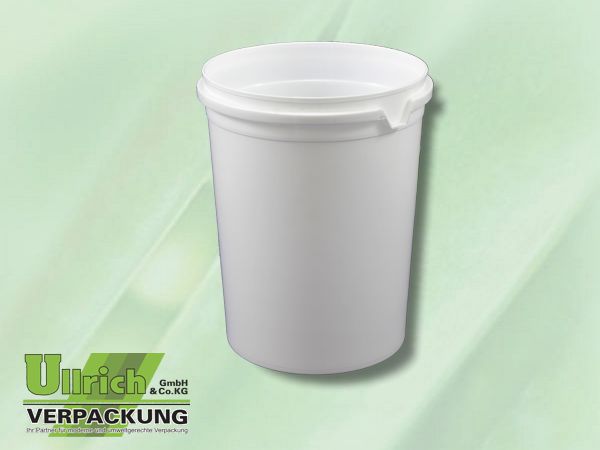 Eimer, PP 1000ml rund weiß