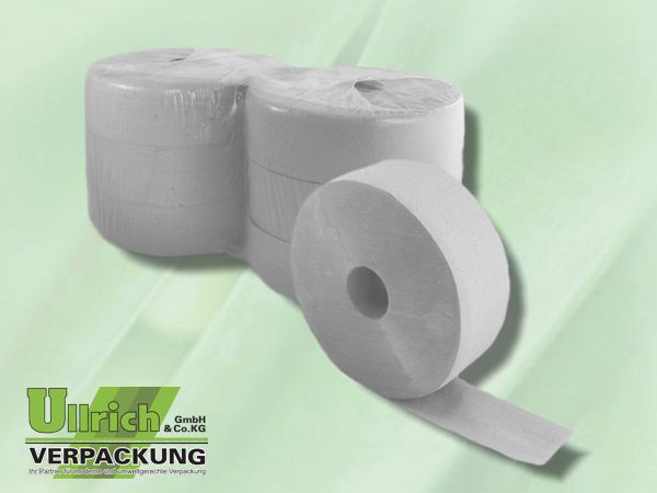 Toilettenpapier 1-lagig natur, Recycling Krepp Jumbo