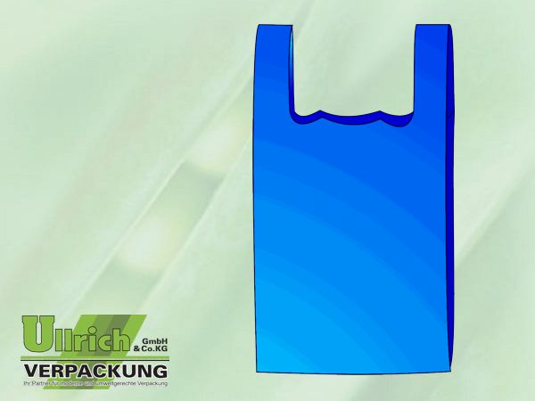 TT, Hemdchentragetasche HDPE blau