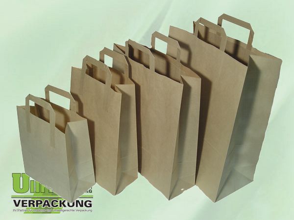 TT, Papiertragetaschen braun Natron