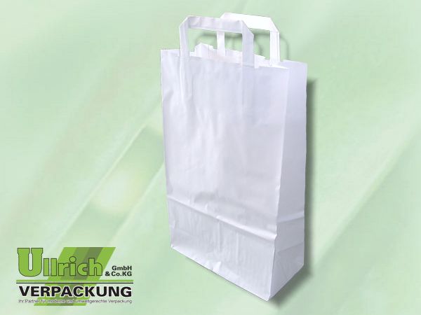 TT, Papiertragetaschen gebl. Natron (weiß)