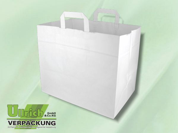 TT, Papiertragetaschen gebl. Natron (weiß)