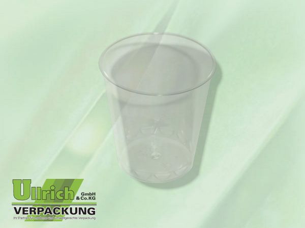Trinkbecher PET transparent