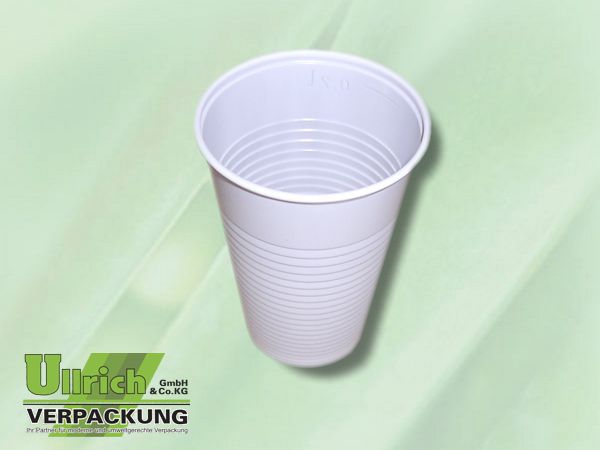 Trinkbecher PP weiß