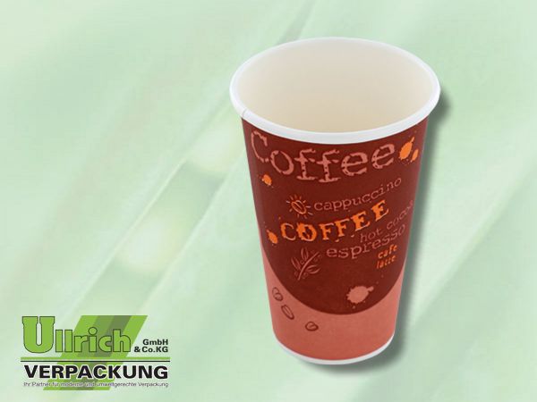 Trinkbecher Pappe (Kaffee) Singlewall