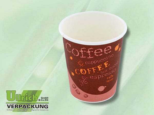 Trinkbecher Pappe (Kaffee) Singlewall