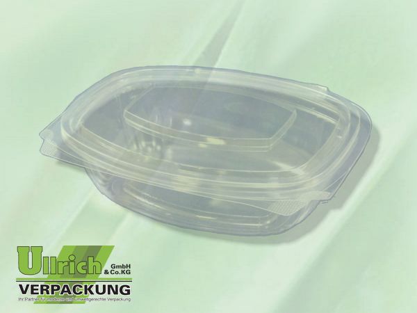 Salatschale (Klappbox) PLA transparent