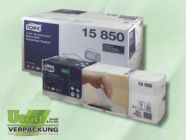 Serviette, Spender- Zelltuch 2lg -weiß- Tork