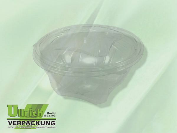Salatschale (Klappbox) PET transparent