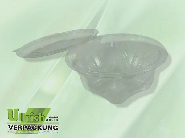 Salatschale (Klappbox) PET transparent