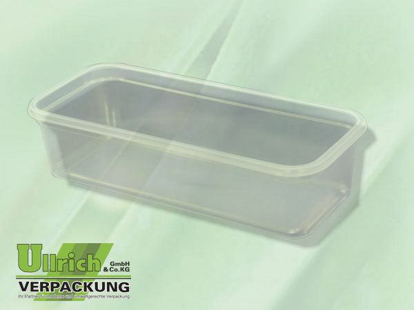 Becher PS eckig 500g klar