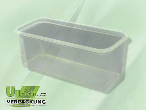 Becher PS eckig 1000g klar