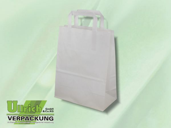 TT, Papiertragetaschen gebl. Natron (weiß)