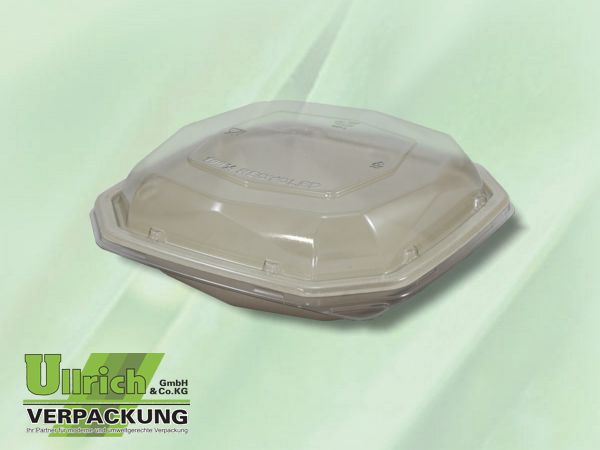 Salatschale Bagasse, braun/PBAT