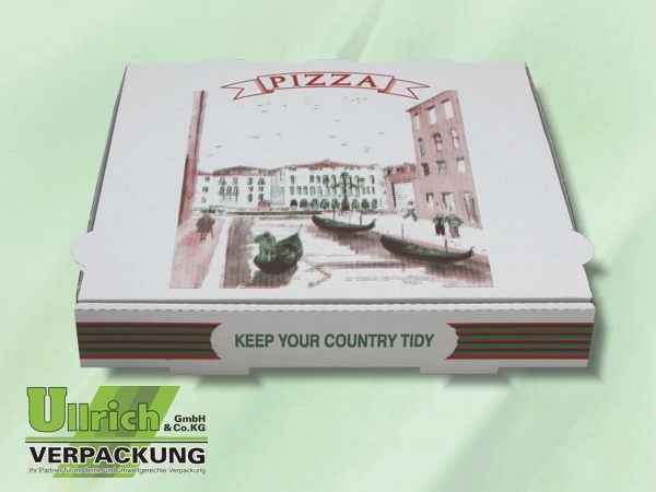 Pizzakarton weiß, Modell ´London´