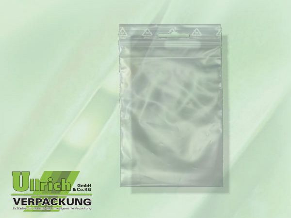 Druckverschlußbtl. LDPE (mit Euro-Lochung)