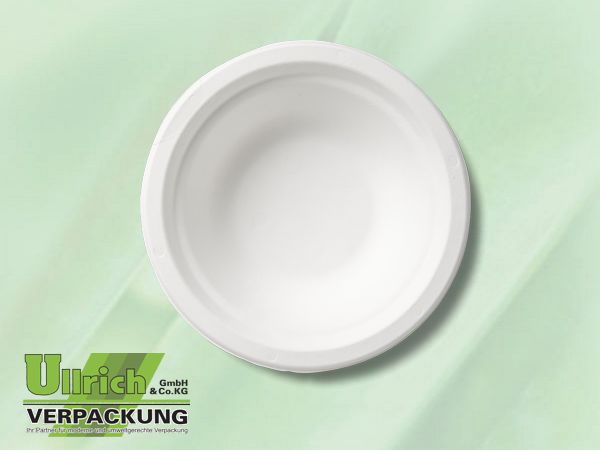 Menüteller Bagasse, 1-fach, weiß
