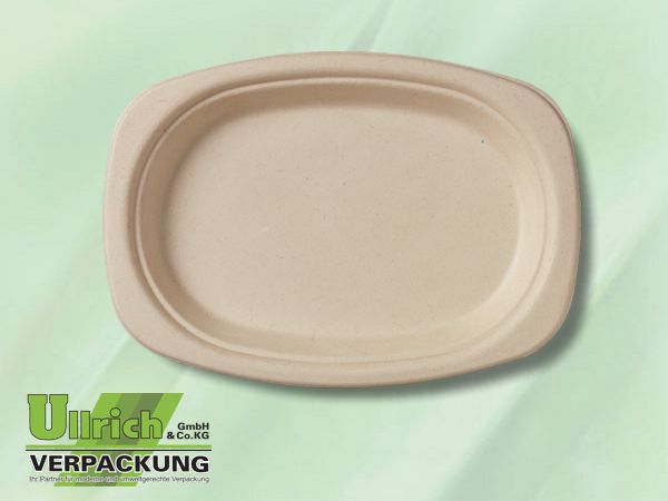 Menüteller Bagasse, 1-fach, braun