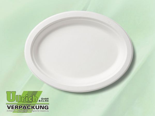 Menüteller Bagasse, 1-fach, weiß
